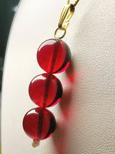 Load image into Gallery viewer, Red Deep Andara Crystal Pendant (3 x 12mm)