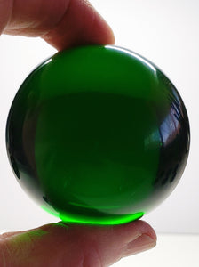 Green - Deep Andara Crystal Sphere 2.0inch