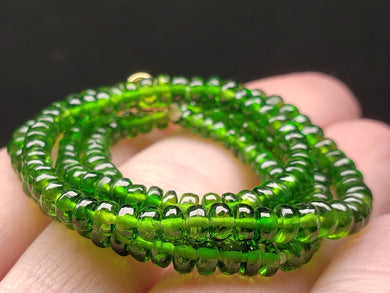 Diopside - Chrome Green EO++ 3-5mm 15.75inch