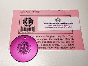 EIP Positive Energy Purple Disc / Pendant