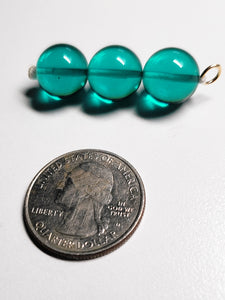 Turquoise - Deep Andara Crystal Pendant (3 x 12mm)