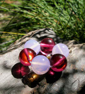 Emotional Healing Andara Crystal Therapy/Meditation Ring