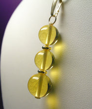 Load image into Gallery viewer, Yellow - Golden Andara Crystal with Gold Pendant (2 x 10mm &amp; 1 x 12mm)