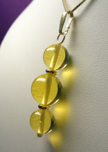 Load image into Gallery viewer, Yellow - Golden Andara Crystal  with Gold Pendant (2 x 10mm &amp; 1 x 12mm)