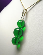 Load image into Gallery viewer, Green Andara Crystal Pendant (2 x 10mm &amp; 1 x 12mm)