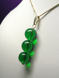 Green Andara Crystal Pendant (3 x 12mm)