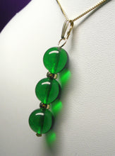 Load image into Gallery viewer, Green Andara Crystal with Gold Pendant (3 x 12mm)