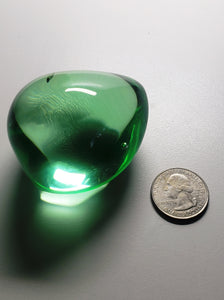 Green / Light Emerald Shift Andara Crystal Hand Piece 148g