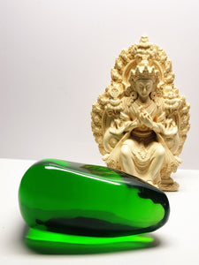 Green - Deep Andara Crystal Hand Piece 350g
