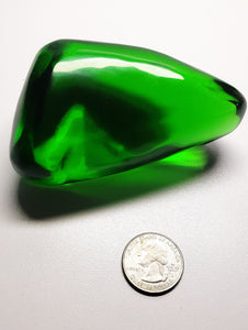 Green - Deep Andara Crystal Hand Piece 350g