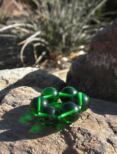 Green - Deep Andara Crystal Therapy/Meditation Ring - Tools4transformation