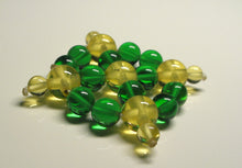 Load image into Gallery viewer, Green / Golden Yellow Andara Crystal Specialized Healing Tool
