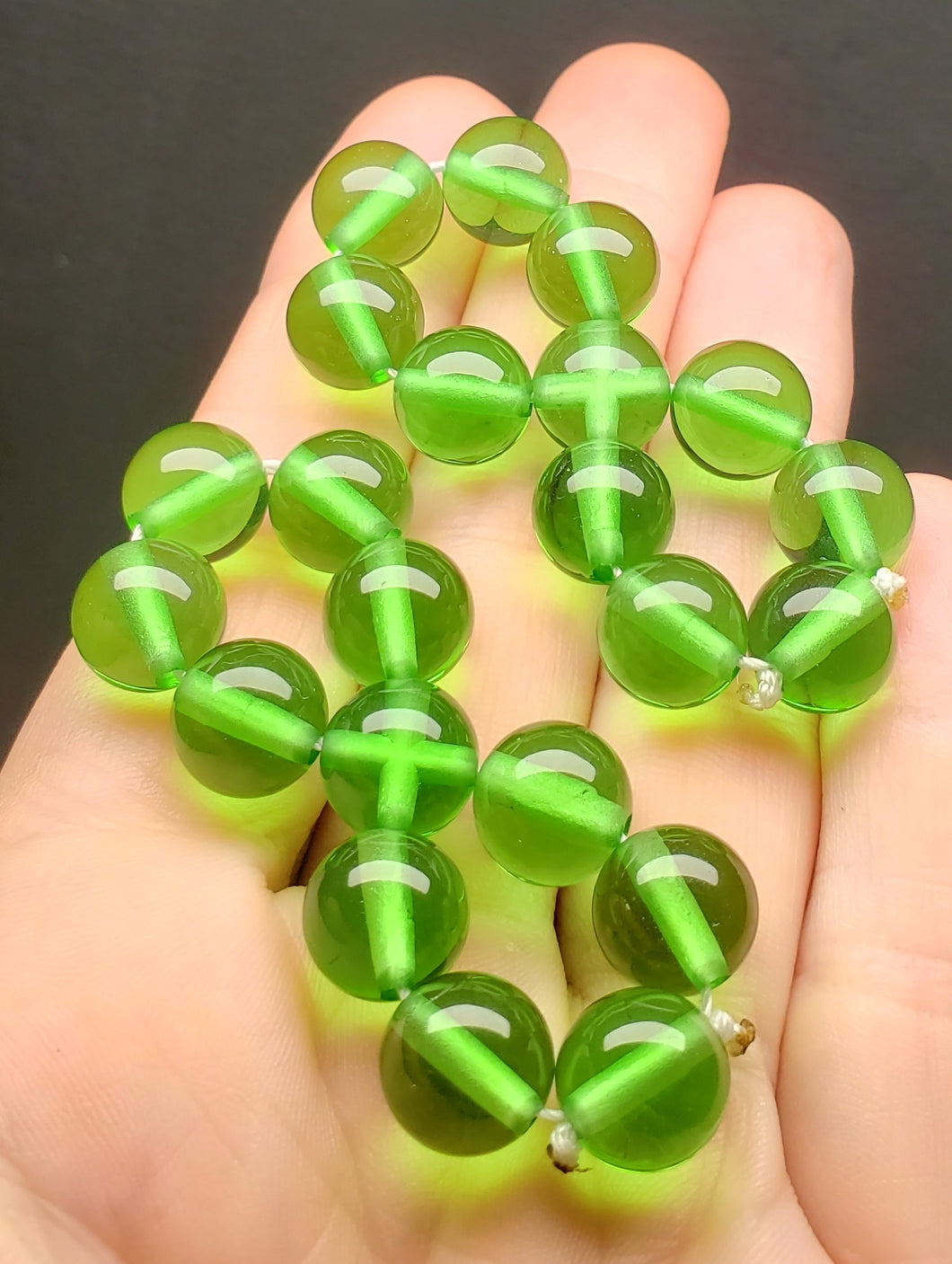 Green Color Ray Andara Crystal Healing Tool PAIR