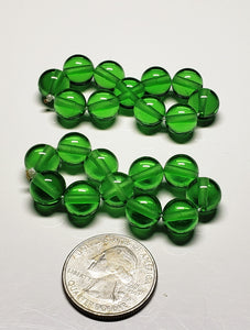 Green Color Ray Andara Crystal Healing Tool PAIR