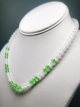 Load image into Gallery viewer, Green Ray / Heart Chakra Andara Crystal Necklace