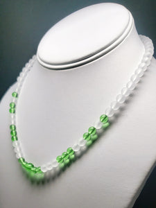Green Ray / Heart Chakra Andara Crystal Necklace