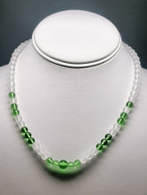 Load image into Gallery viewer, Green Ray / Heart Chakra Andara Crystal Necklace