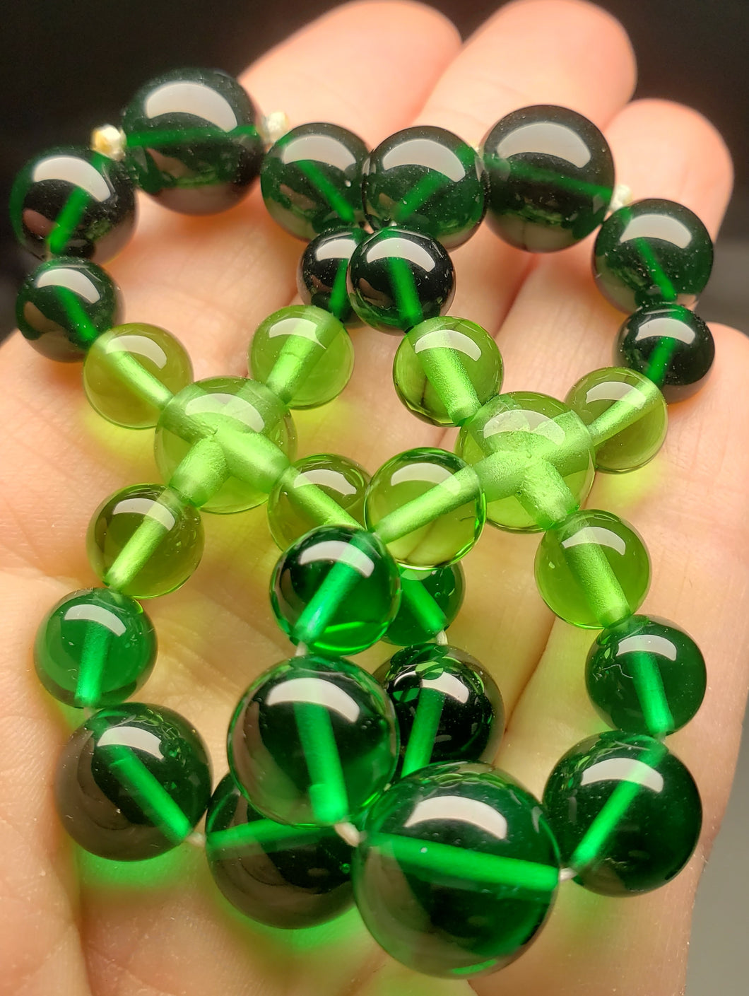 Andara Crystal Color Ray Healing Tool Greens PAIR