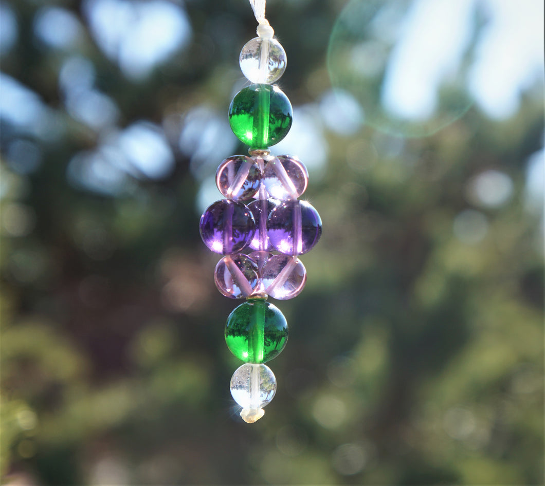 Green Violet Healing Flame - Andara Crystal Medi Tool / Light Catcher - Tools4transformation
