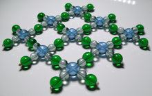 Load image into Gallery viewer, Green Violet Healing Flame Mini Mat Andara Crystal Specialized Healing Tool