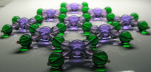 Load image into Gallery viewer, Green Violet Healing Flame Mini Mat Andara Crystal Specialized Healing Tool