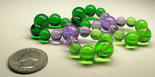 Load image into Gallery viewer, Green Violet Healing Flame Andara Crystal Specialized Healing Tool PAIR
