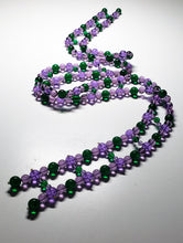Load image into Gallery viewer, Green Violet Healing Flame Spinal Mat Andara Crystal Specialized Healing Tool