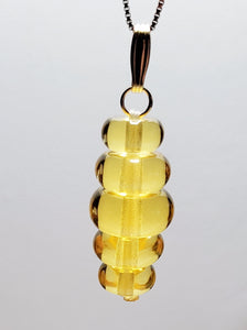 Yellow - Golden Andara Crystal Pendant