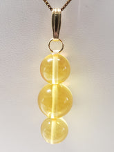 Load image into Gallery viewer, Yellow - Golden Andara Crystal Pendant (2 x 10mm &amp; 1 x 12mm)