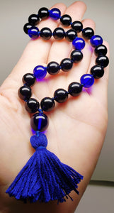 Andara Crystal Mala / Prayer Beads - Indigos
