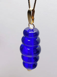Indigo/ Tanzanite Fire Andara Crystal Pendant