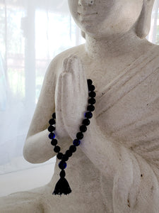 Andara Crystal Mala / Prayer Beads - Indigos