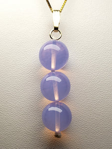 Opalescent - Lavender Andara Crystal Pendant (3 x 12mm)