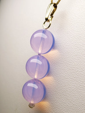 Opalescent - Lavender Andara Crystal Pendant (3 x 12mm)