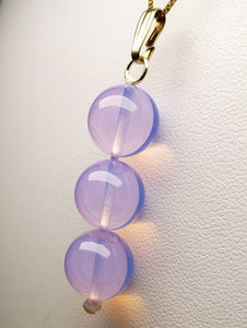 Opalescent - Lavender Andara Crystal Pendant (3 x 12mm)