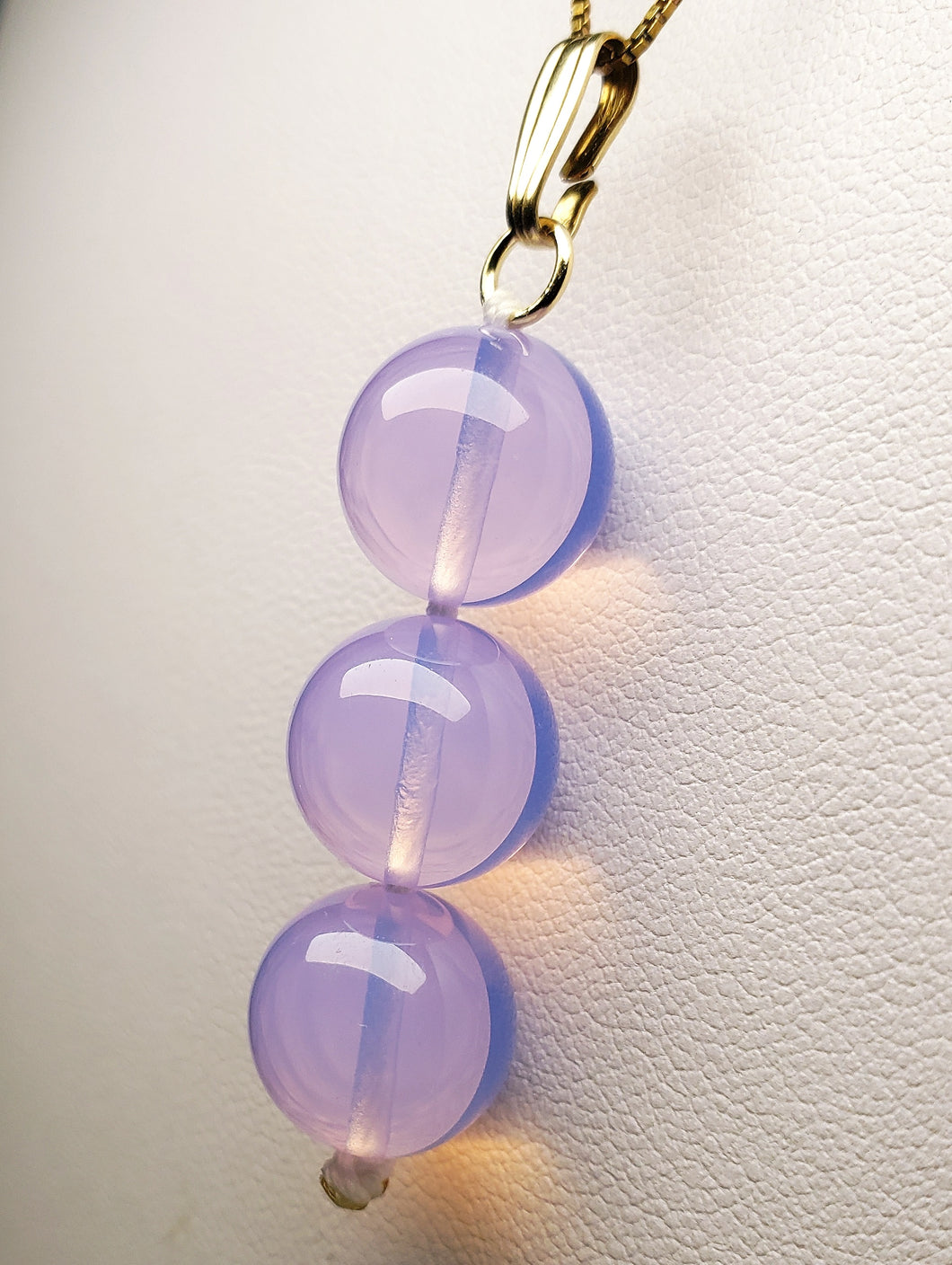 Opalescent - Lavender Andara Crystal Pendant (3 x 12mm)