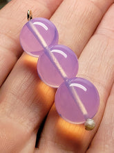 Load image into Gallery viewer, Opalescent - Lavender Andara Crystal Pendant (3 x 12mm)