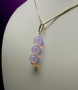 Opalesence Lavender Andara Crystal Pendant (3 x 10mm)