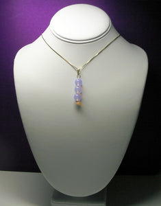 Opalesence Lavender Andara Crystal Pendant (3 x 10mm)