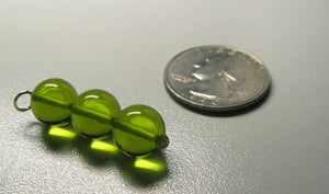 Green Light Andara Crystal Pendant (3 x 10mm)