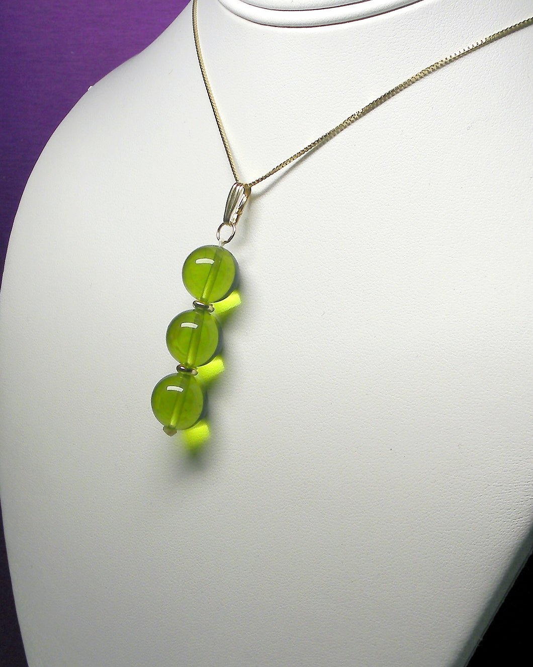 Green (Light) Andara Crystal with Gold Pendant - Tools4transformation