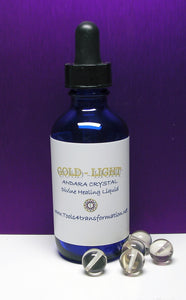Gold (Light) Andara Crystal Liquid - Tools4transformation