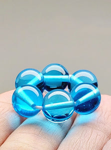 Blue (Bright Light) Andara Crystal Therapy/Meditation Ring