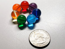 Load image into Gallery viewer, 7 Chakra Rays Andara Crystal Therapy/Meditation Ring 12mm