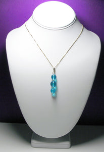 Blue (Light) Andara Crystal with Gold Pendant - Tools4transformation