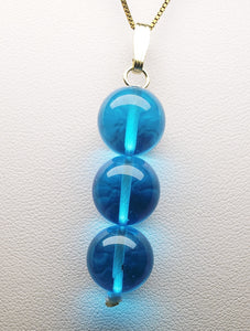 Blue - Light Bright Andara Crystal Pendant (3 x 12mm)