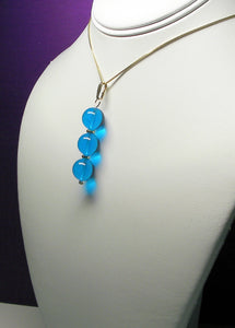 Blue (Bright Medium) Andara Crystal with Gold Pendant - Tools4transformation