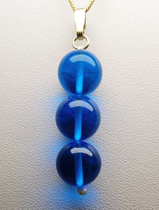 Blue - Medium Bright Andara Crystal Pendant (3 x 12mm)