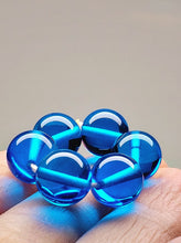 Load image into Gallery viewer, Blue (Bright Medium) Andara Crystal Therapy/Meditation Ring