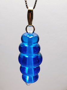Blue - Bright Medium Andara Crystal Pendant